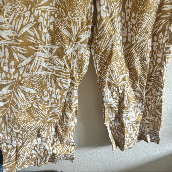 Christian Siriano 100% linen patterned pants - Picture 4 of 7